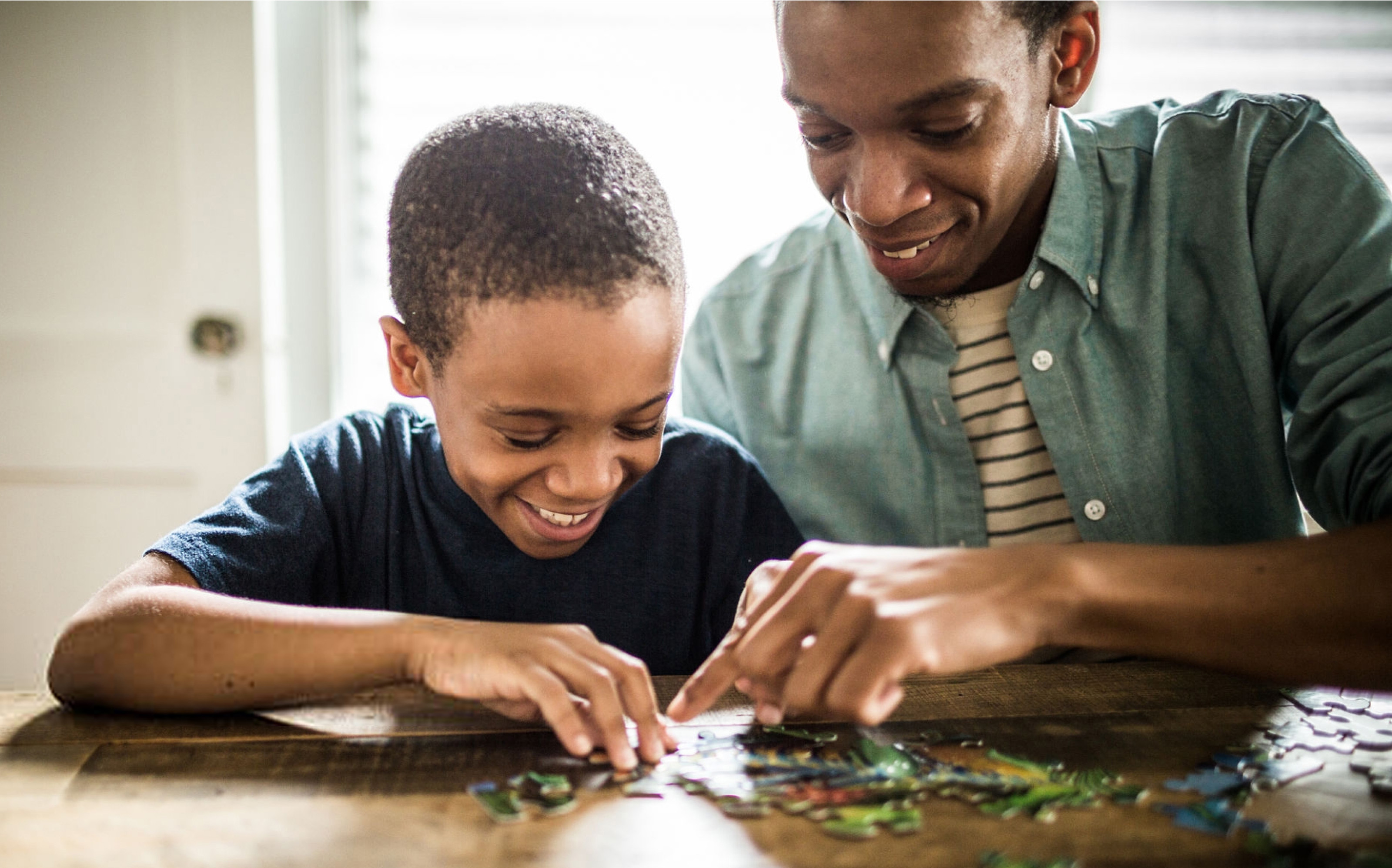 Dad & kid jigsaw puzzle